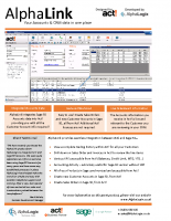 AlphaLink Brochure