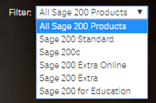 Sage 200 Roadmap Products